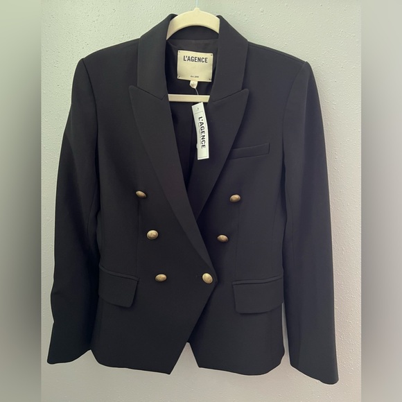 L’Agence Kenzie Blazer In Black Women’s Size 2 New - Picture 5 of 11